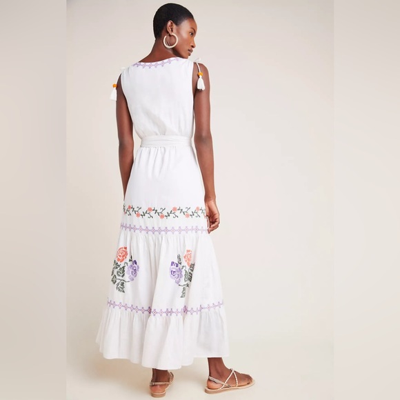 NWT Anthropologie LAIA Medium embroidered dress - Picture 2 of 4